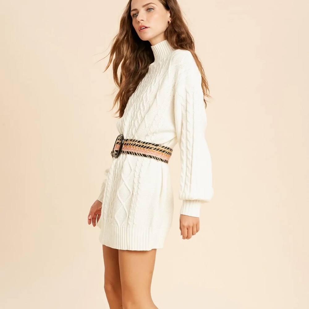 Wishlist Cable Knit Sweater Dress NWT